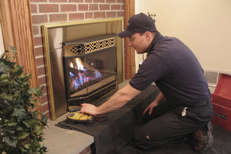 fireplace repair service cleaning